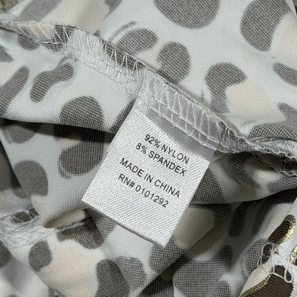 Lulu-B Lulu B Women's Size XL Leopard Animal Print Zip Up Jacket - Picture 9 of 9